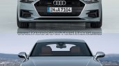 2018 Audi A7 Sportback vs. 2014 Audi A7 Sportback front