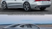 2018 Audi A7 Sportback vs. 2014 Audi A7 Sportback rear three quarters
