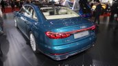 2018 Audi A8 L rear three quarters at 2017 Tokyo Motor Show