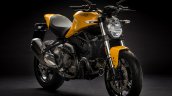 2018 Ducati Monster 821 Yellow press front right quarter