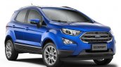 2018 Ford EcoSport facelift India-spec front three quarters