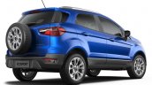 2018 Ford EcoSport facelift India-spec rear three quarters view