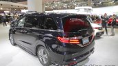 2018 Honda Odyssey (facelift) rear three quarters left at the Tokyo Motor Show