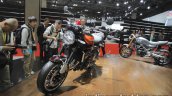 2018 Kawasaki Z900 RS front three quarters left at the Tokyo Motor Show