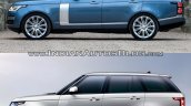 2018 Range Rover vs. 2013 Range Rover profile