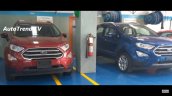 Ford EcoSport facelift undisguised spy pictures