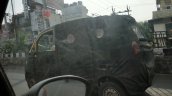 Mahindra Jeeto Minivan rear three quarters left side spy shot