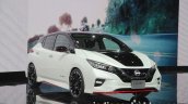 Nissan Leaf NISMO Concept front three quarters right side at 2017 Tokyo Motor Show