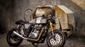 Royal Enfield Continental GT Custom OK Easy Shop front right quarter