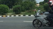 TVS Apache RR 310S spied with modified tyre hugger front