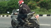 TVS Apache RR 310S spied with modified tyre hugger rear left quarter