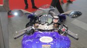 Yamaha YZF-R6 instrument cluster and handlebar at 2017 Tokyo Motor Show