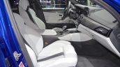 2018 BMW M5 front seats passenger side view at 2017 Dubai Motor Show