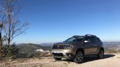 2018 Dacia Duster international media drive front angle view