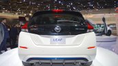 2018 Nissan Leaf rear at the 2017 Dubai Motor Show