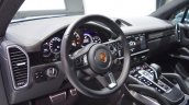 2018 Porsche Cayenne Turbo dashboard at 2017 Dubai Motor Show