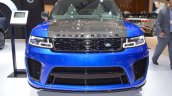 2018 Range Rover Sport SVR front at 2017 Dubai Motor Show