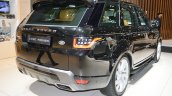 2018 Range Rover Sport at Dubai Motor Show 2017 rear three quarters