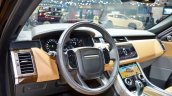 2018 Range Rover Sport at Dubai Motor Show 2017 steering wheel