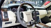 2018 Range Rover at Dubai Motor Show 2017 steering wheel