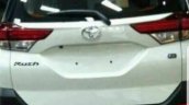 2018 Toyota Rush leaked rear end