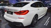 BMW 6 Series GT rear three quarters at 2017 Dubai Motor Show