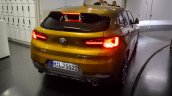 BMW X2 live images tail section