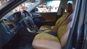 Borgward BX7 matte-black front seats at 2017 Dubai Motor Show