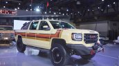 GMC Desert Fox Middle East concept front three quarters right side at 2017 Dubai Motor Show