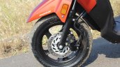Honda Grazia first ride review front suspension and brake