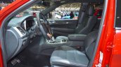 Jeep Grand Cherokee Trackhawk front seats at 2017 Dubai Motor Show