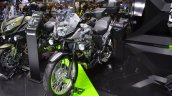 Kawasaki Versys-X 300 Camo Edition front left quarter at 2017 Thai Motor Expo