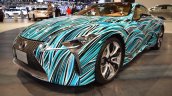 Lexus Fluidity of Hybrid Electric concept front three quarters at 2017 Dubai Motor Show