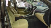 Mitsubishi Montero Sport front seats passenger side view at the 2017 Dubai Motor Show