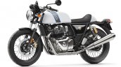 Royal Enfield Continental GT 650 Twin White press shot front left quarter