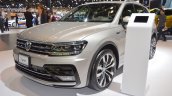 VW Tiguan R-Line front three quarters left side at 2017 Dubai Motor Show