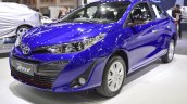 Toyota Yaris Ativ S front three quarters at 2017 Thai Motor Expo