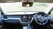 Volvo XC60 test drive review front angle dashboard