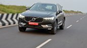 Volvo XC60 test drive review front angle front action shot