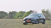 Volvo XC60 test drive review front three quarters far