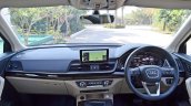 2018 Audi Q5 test drive review dashboard