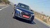 2018 Audi Q5 test drive review front action shot