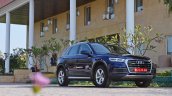 2018 Audi Q5 test drive review front three quarters low