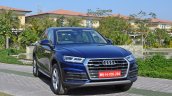 2018 Audi Q5 test drive review front three quarters view