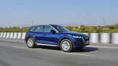 2018 Audi Q5 test drive review side anlge motion