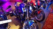 2018 Bajaj Dominar 400 unveiled blue front suspension