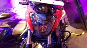 2018 Bajaj Dominar 400 unveiled red headlight