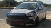 2018 Ford Aspire (facelift) front three quarters spy shot