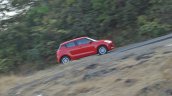 2018 Maruti Swift test drive review action shot side