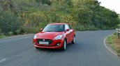 2018 Maruti Swift test drive review front angle motion
